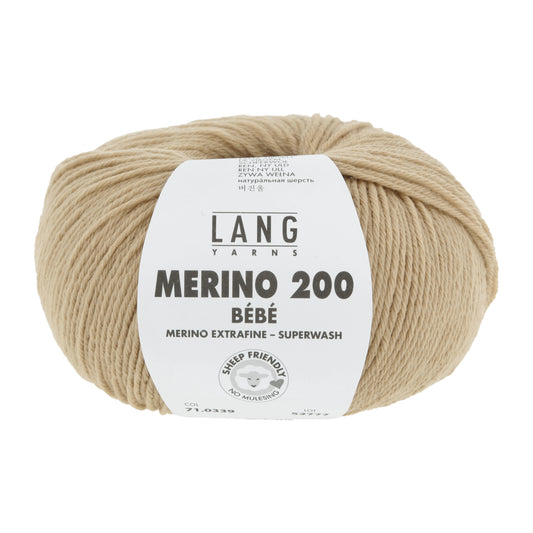 Lang Yarns Merino 200 Bebe Camel (0339)