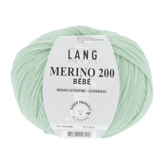 Lang Yarns Merino 200 Bebe Spring Green (0358)