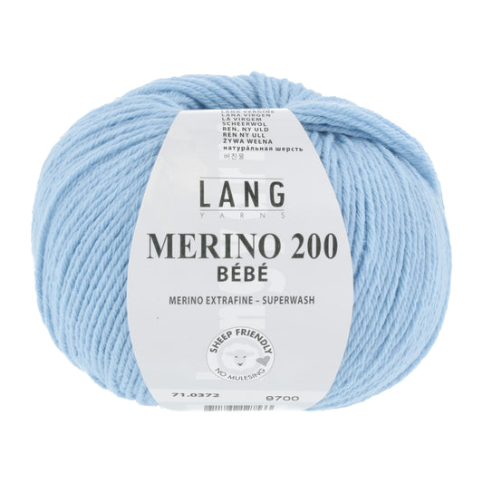 Lang Yarns Merino 200 Bebe Cloud Blue (0372)