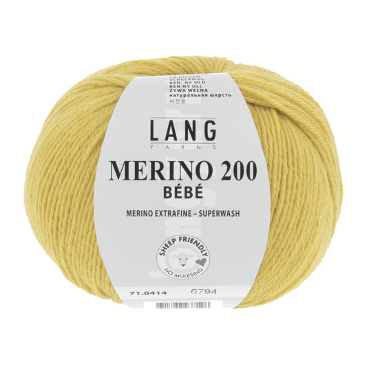 Lang Yarns Merino 200 Bebe Sunny (0414)