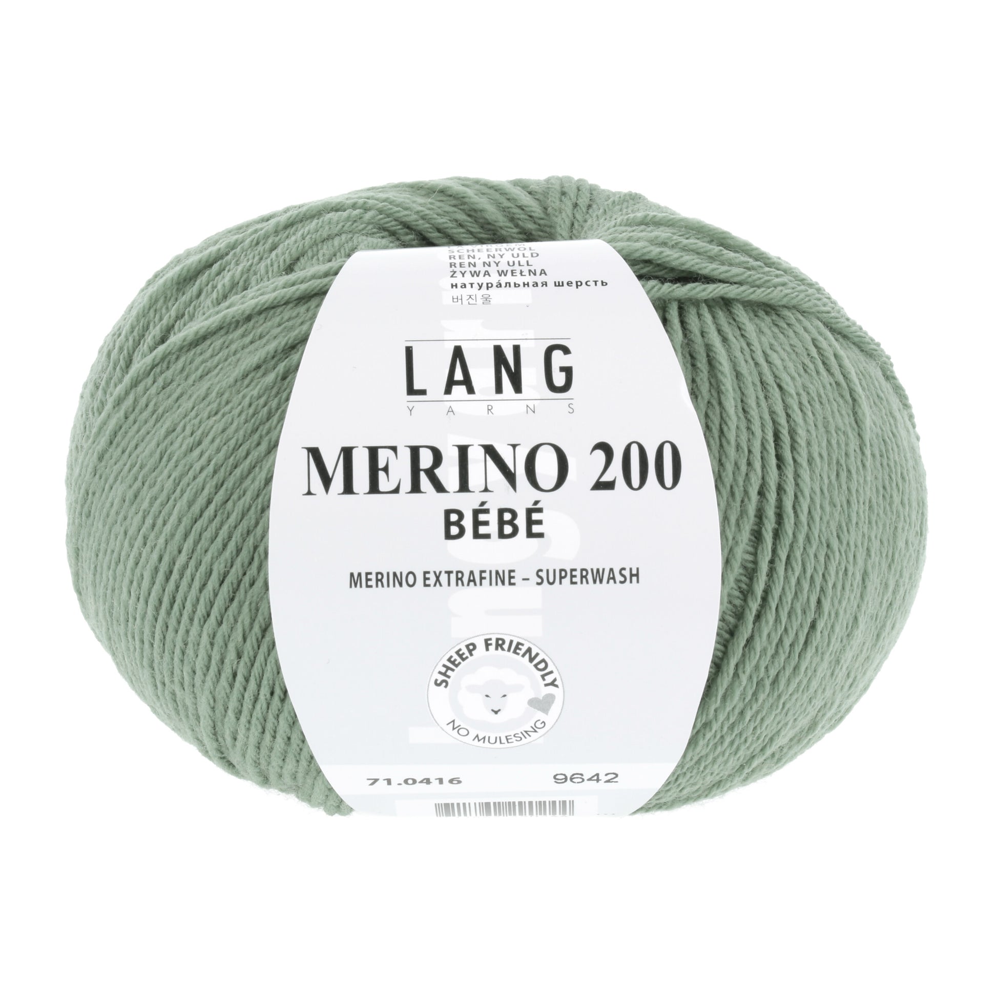 Lang Yarns Merino 200 Bebe Sage Green (0416)