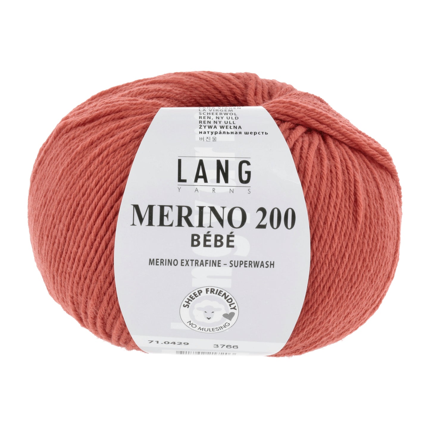 Lang Yarns Merino 200 Bebe Coral (0429)