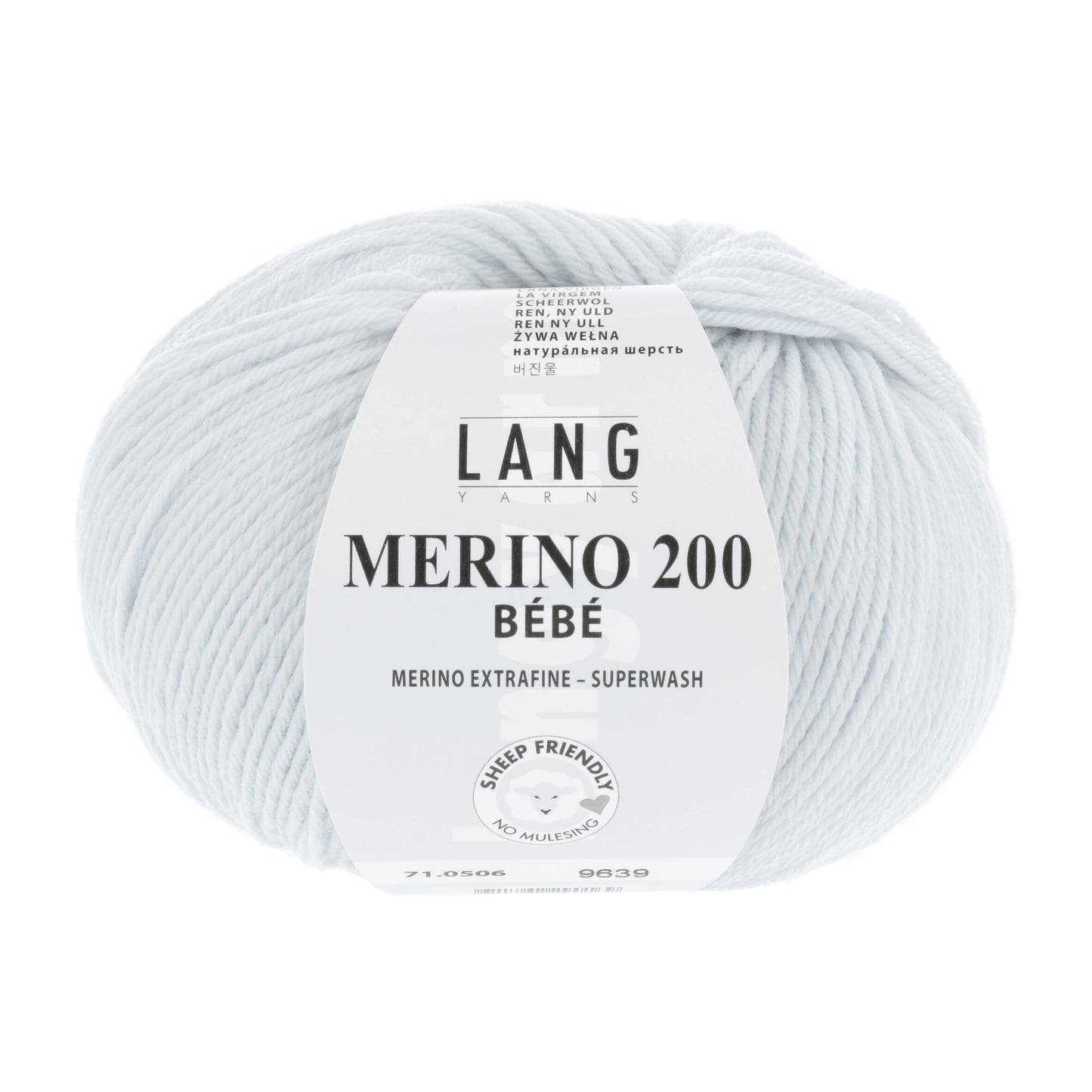 Lang Yarns Merino 200 Bebe Baby Blue (0506)