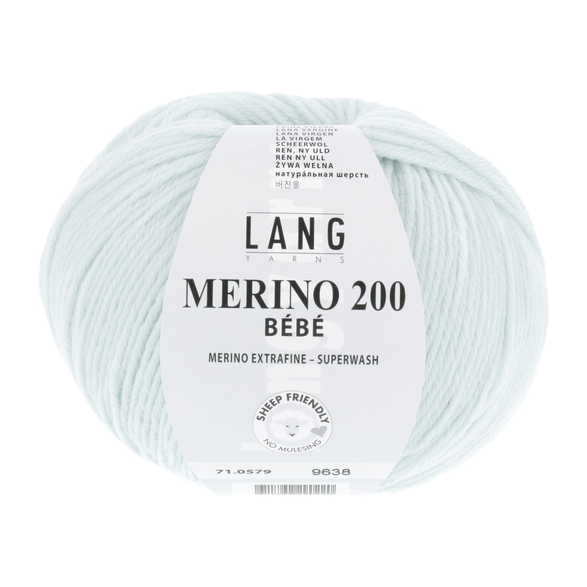 Lang Yarns Merino 200 Bebe Baby Mint (0579)