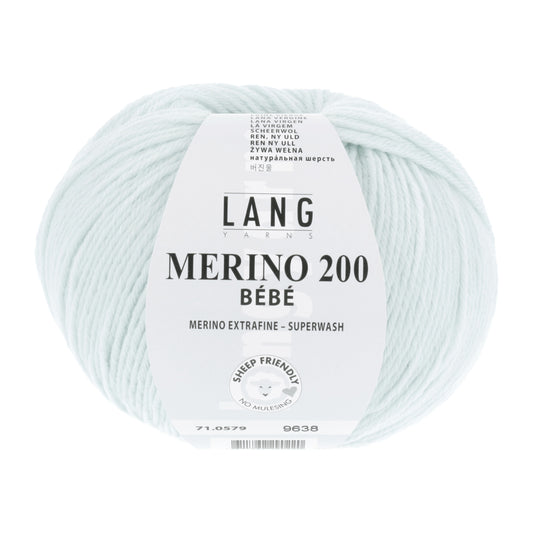 Lang Yarns Merino 200 Bebe Baby Mint (0579)