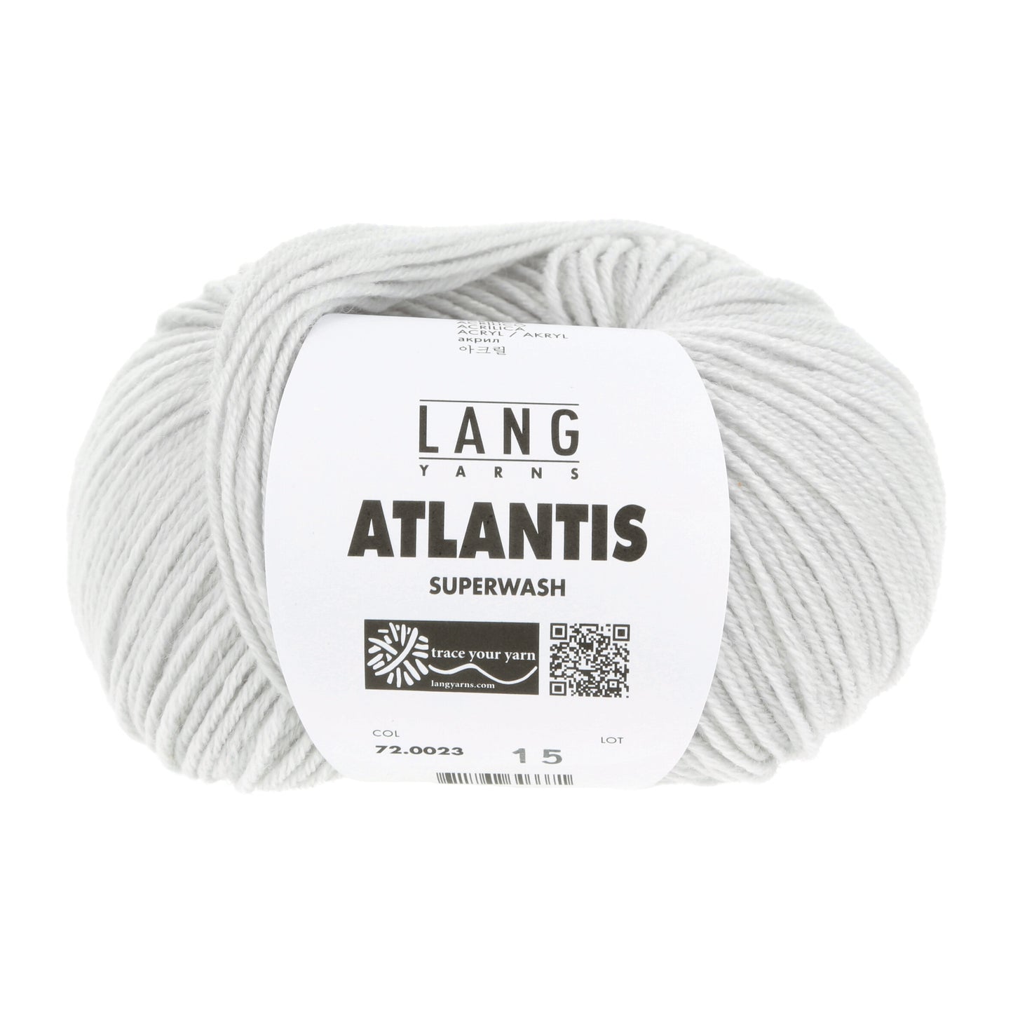 Lang Yarns Atlantis Silver Grey (0023)