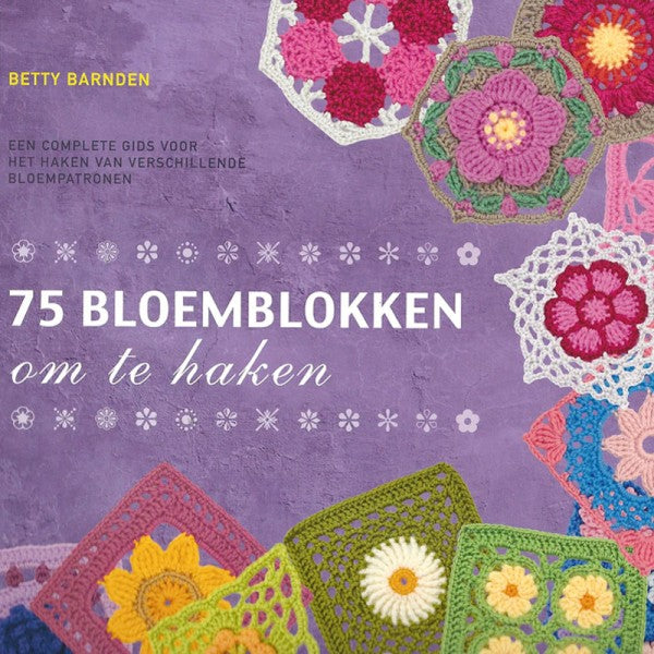 75 bloemblokken om te haken