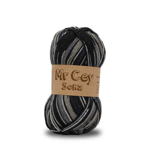 Mr. Cey Sokz Colour Snow Obsidian (818) Limited Edition!!!