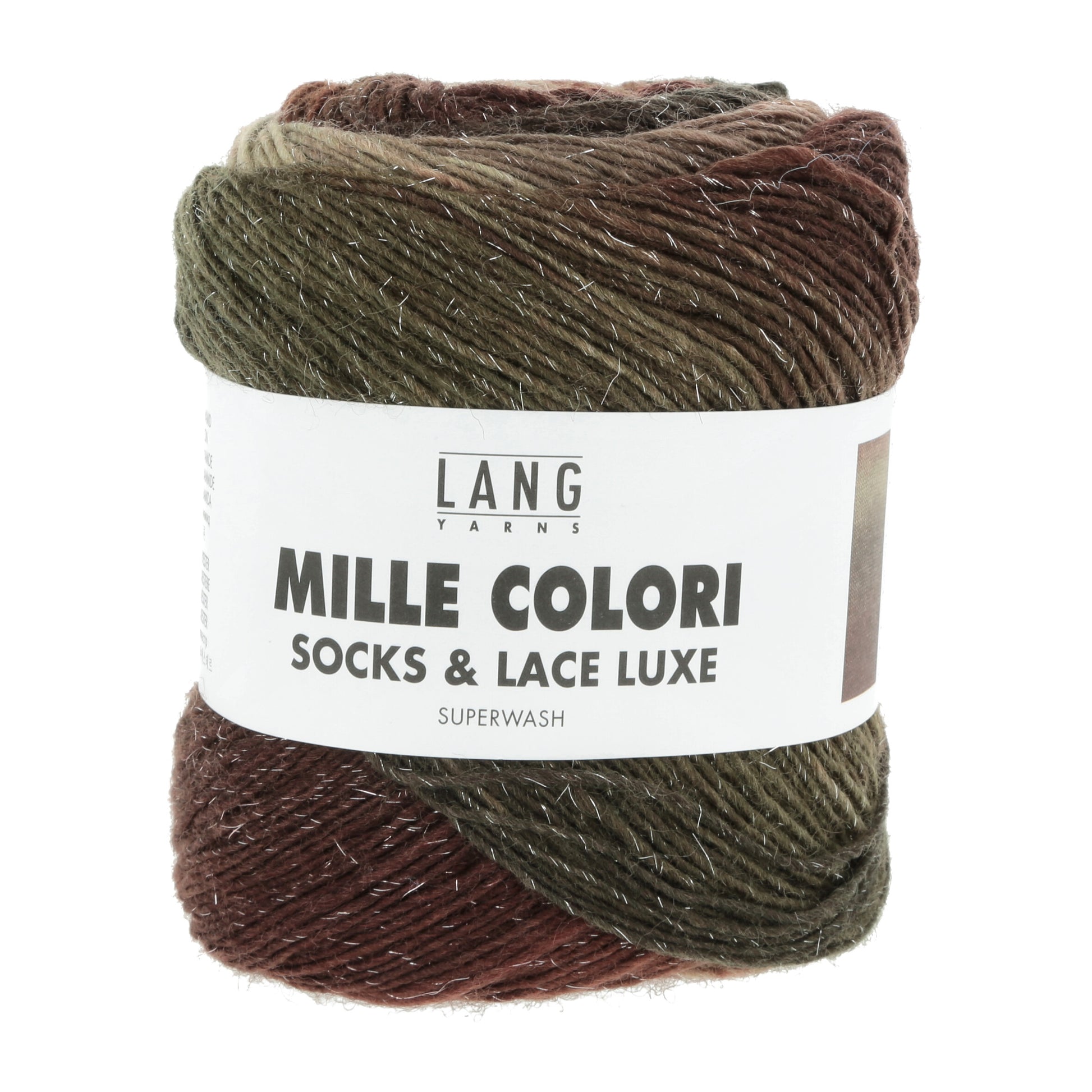 Lang Yarns Mille Colori Socks & Lace Luxe Marron (0210)