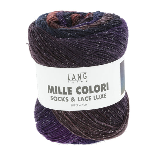 Lang Yarns Mille Colori Socks & Lace Luxe Midnight (0213)