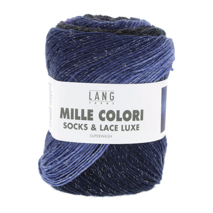 Lang Yarns Mille Colori Socks & Lace Luxe Starry Night (0215)