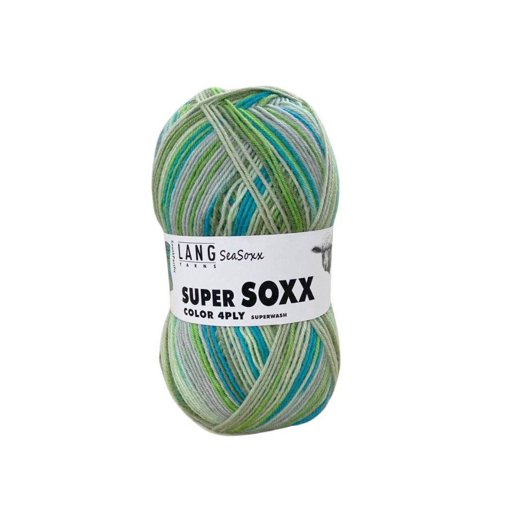 Lang Yarns Super Soxx Color 4 Ply Seasoxx South Pacific (0413)