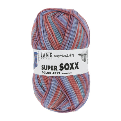 Lang Yarns Super Soxx 4 Ply Austrianlakes Neusiedlersee (0420)