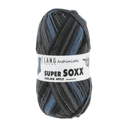 Lang Yarns Super Soxx 4 Ply Austrianlakes Mondsee (0423)