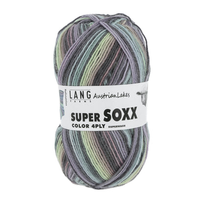 Lang Yarns Super Soxx 4 Ply Austrianlakes Hallstattsee (0424)