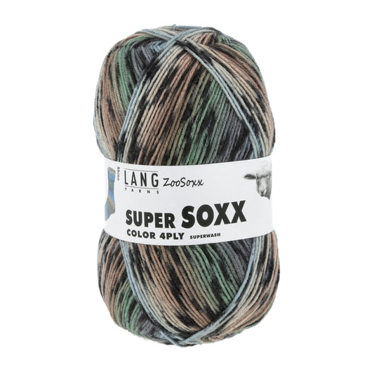 Lang Yarns Super Soxx Color 4 Ply Zoosoxx Rhino (0429)