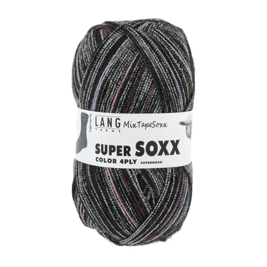 Lang Yarns Super Soxx Color 4 Ply MixTapeSoxx PerfectMix (0454)