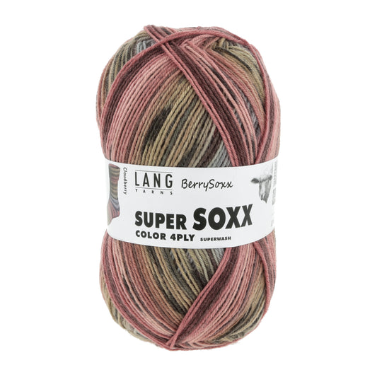 Lang Yarns Super Soxx Color 4 Ply Berrysoxx Cloudberry (0472)