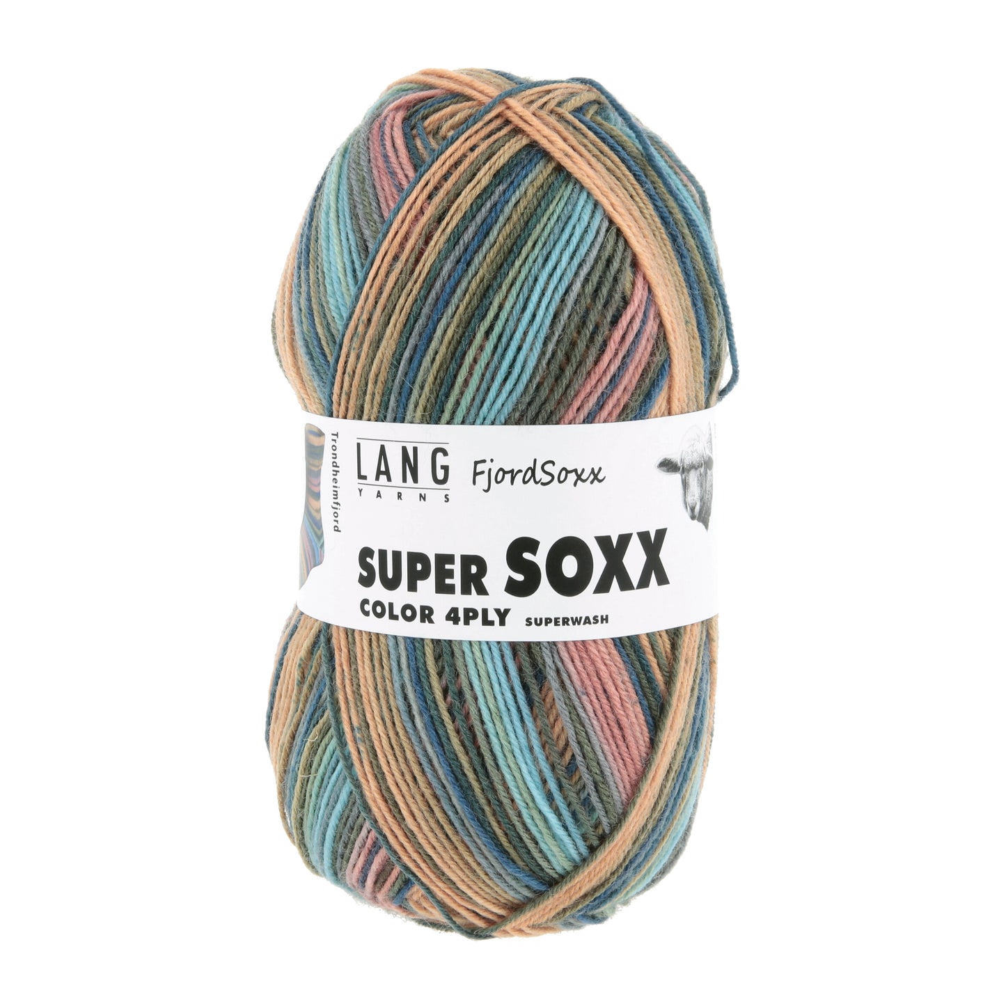 Lang Yarns Super Soxx 4 Ply Fjordsoxx Trondheimfjorden (0539)