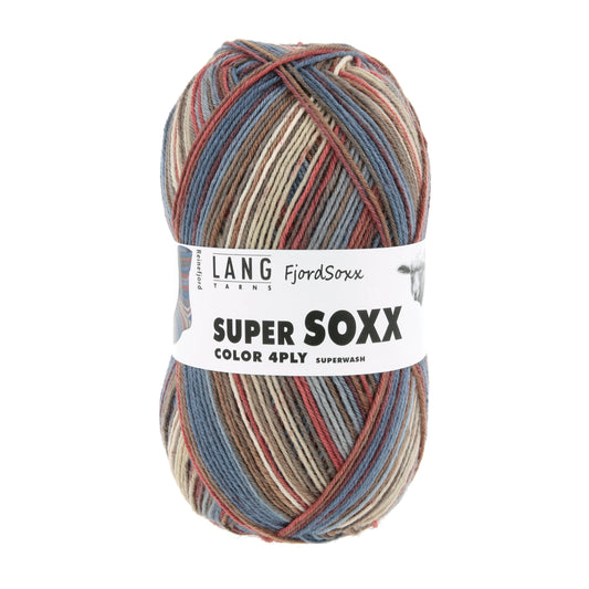 Lang Yarns Super Soxx 4 Ply Fjordsoxx Reinefjorden (0540)