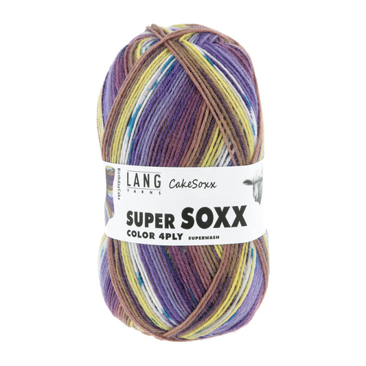 Lang Yarns Super Soxx Color 4 Ply Cakesoxx Birthday Cake (0543)