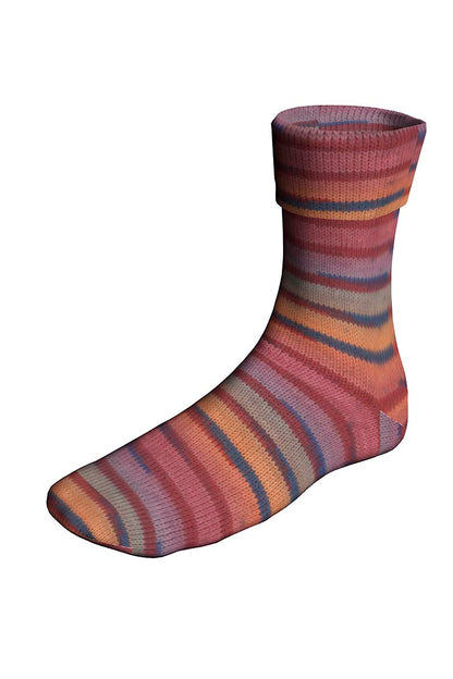 Lang Yarns Super Soxx Color 4 Ply PainterlySoxx Vermilion (0547)
