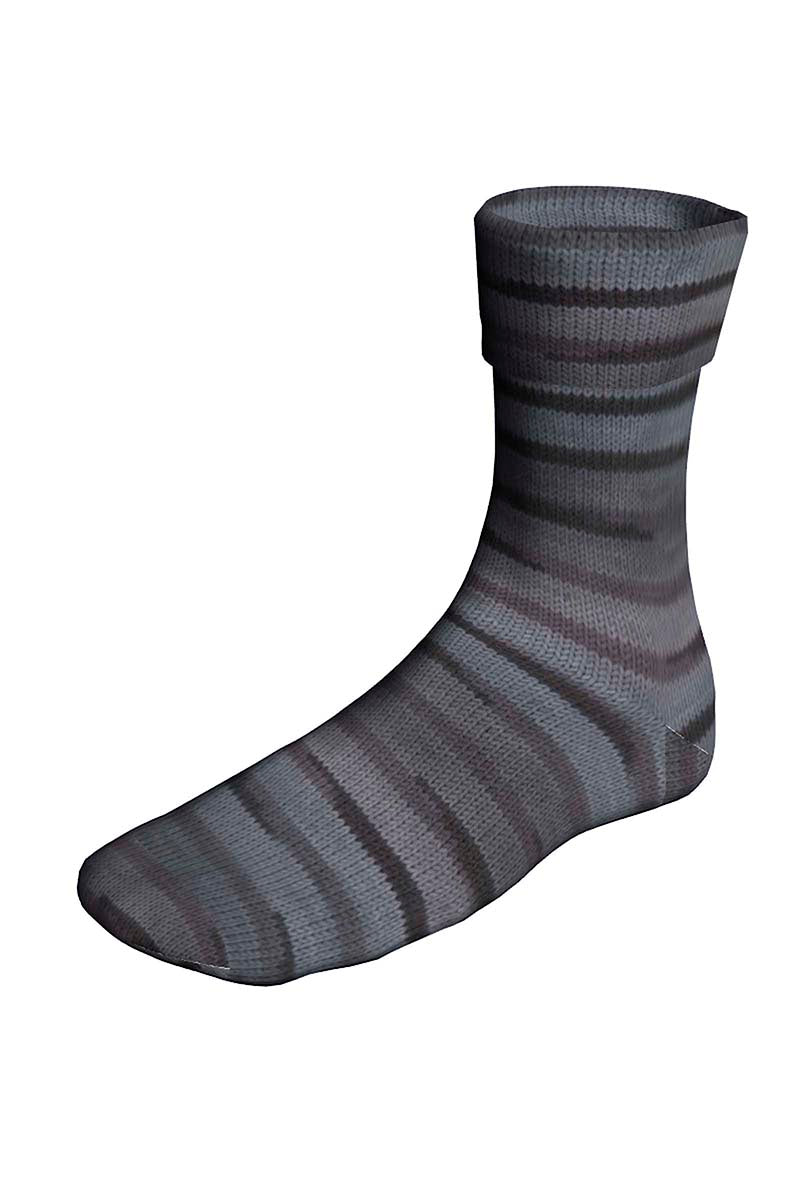 Lang Yarns Super Soxx Color 4 Ply PainterlySoxx Graphite (0552)