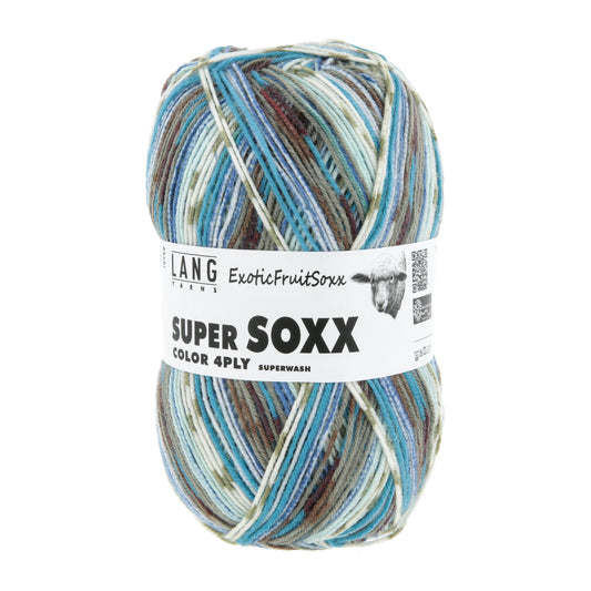 Lang Yarns Super Soxx Color 4 Ply Exotic Fruit Soxx Akebi (0565)