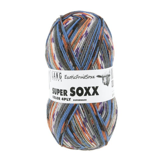 Lang Yarns Super Soxx Color 4 Ply Exotic Fruit Soxx Passionfruit (0567)