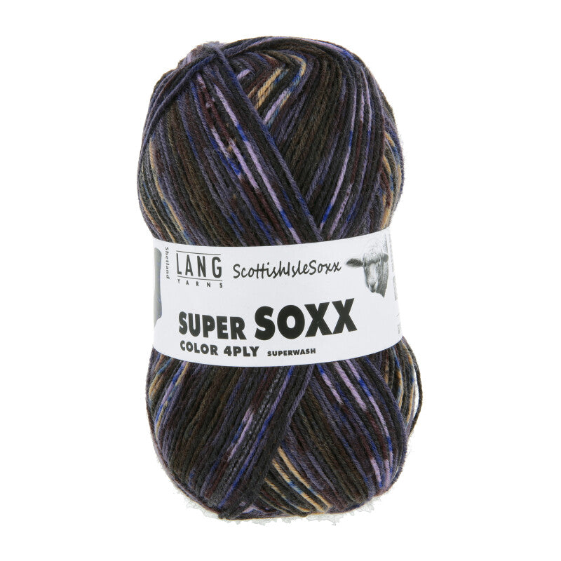 Lang Yarns Super Soxx Color 4PLY Scotishislesoxx Shetland (572)