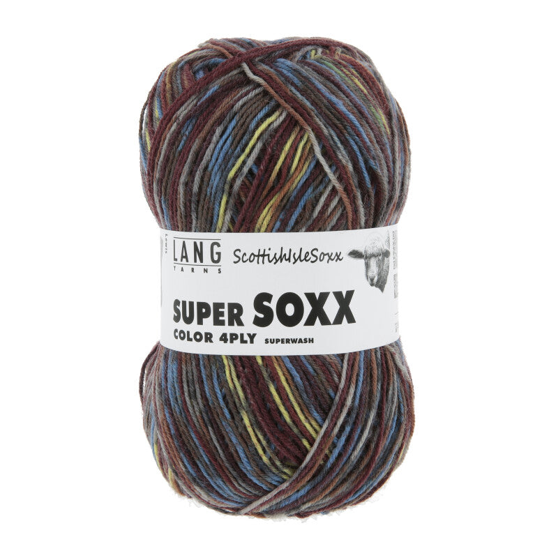Lang Yarns Super Soxx Color 4PLY Scotishislesoxx Lewis (573)