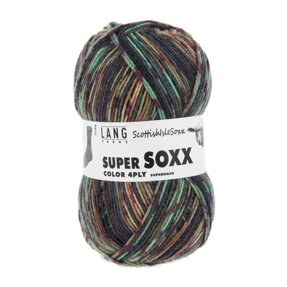Lang Yarns Super Soxx Color 4PLY Scotishislesoxx Harris (574)