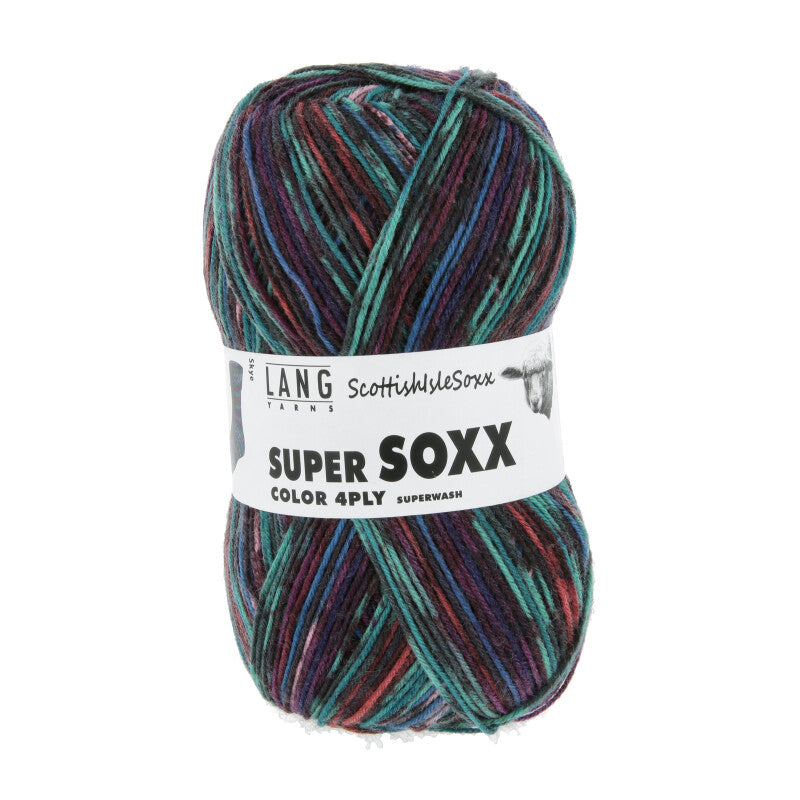 Lang Yarns Super Soxx Color 4PLY Scotishislesoxx Skye (575)