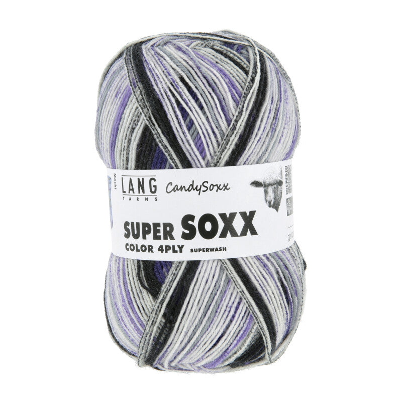 Lang Yarns Super Soxx Color 4PLY Candysoxx Mochi (0594)