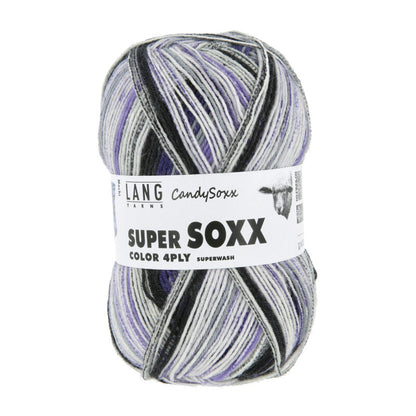 Lang Yarns Super Soxx Color 4PLY Candysoxx Mochi (0594)