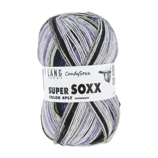 Lang Yarns Super Soxx Color 4PLY Candysoxx Mochi (0594)