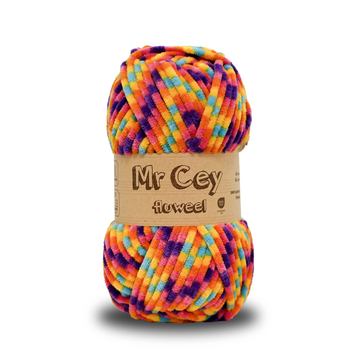 Mr. Cey Fluweel Colour Rainbow (902)