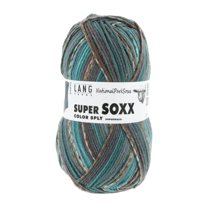 Lang Yarns Super Soxx Color 8 Ply NationalParkSoxx Fjordland (0484)