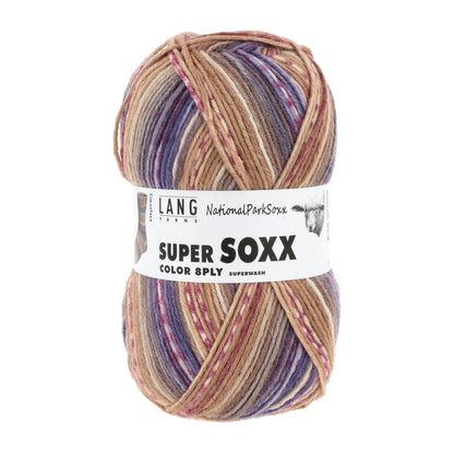 Lang Yarns Super Soxx Color 8 Ply NationalParkSoxx Timanfaya (0485)