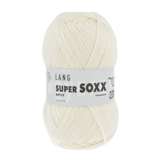 Lang Yarns Super Soxx 6 Ply Superwash UNI Naturel (0094)