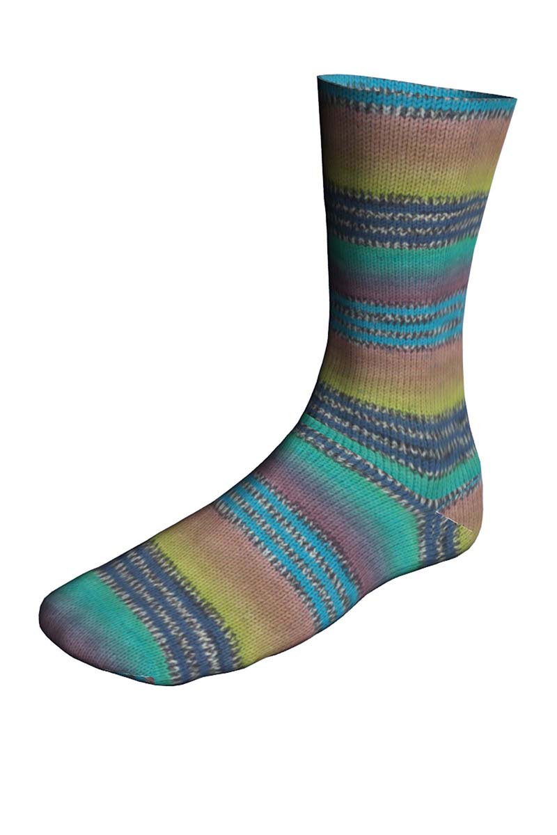 Lang Yarns Twin Soxx Merino 4 Ply Moodsoxx Grateful (583)