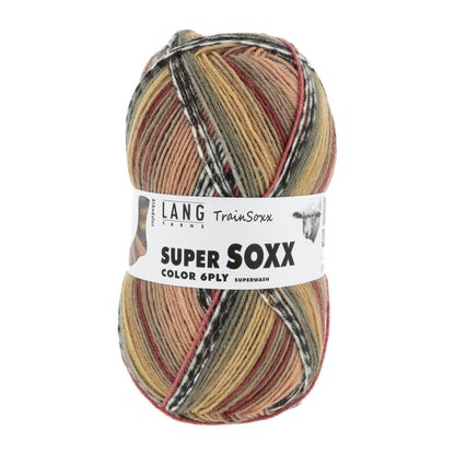 Lang Yarns Super Soxx Color 6 Ply Trainsoxx Al Andalus (0489)