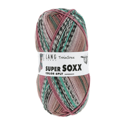 Lang Yarns Super Soxx Color 6 Ply Trainsoxx Rovos Rail (0490)