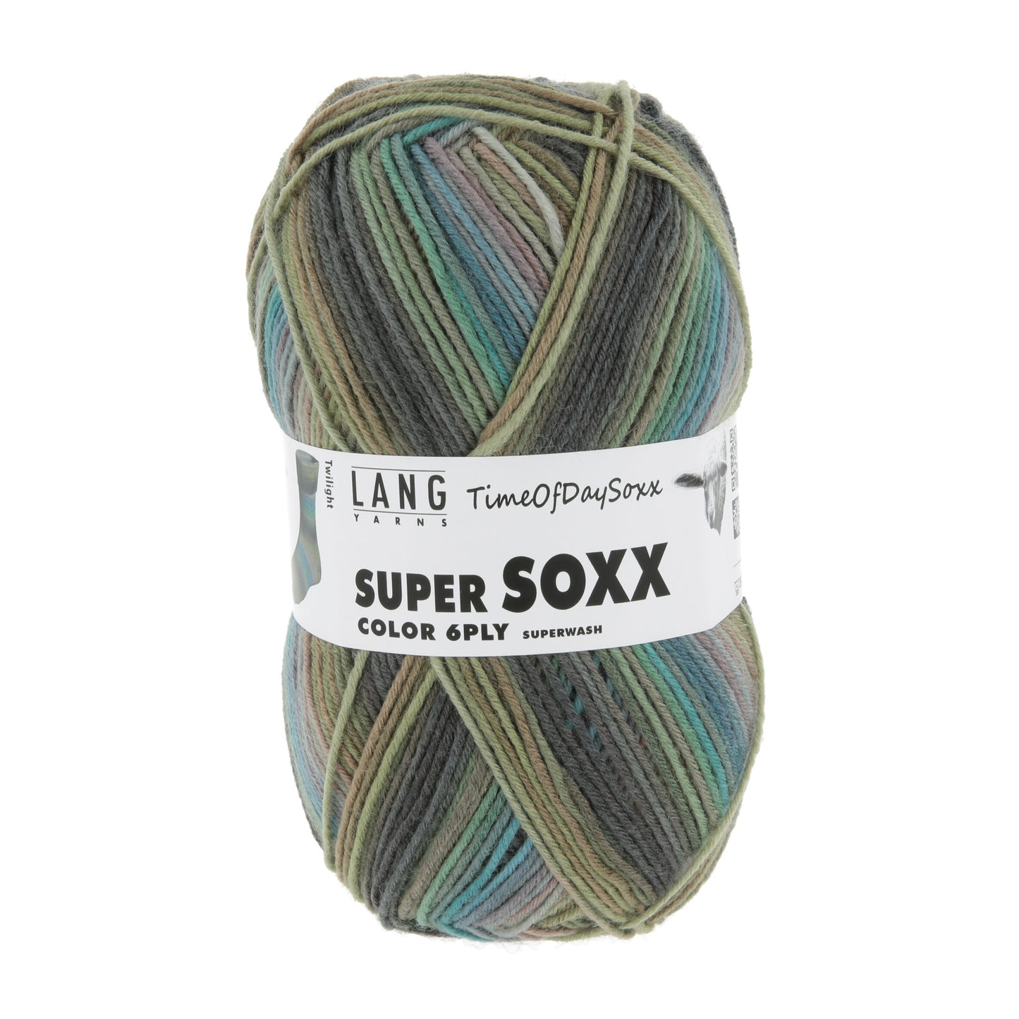 Lang Yarns Super Soxx Color 6 Ply Time of the day Soxx Twilight (0531)