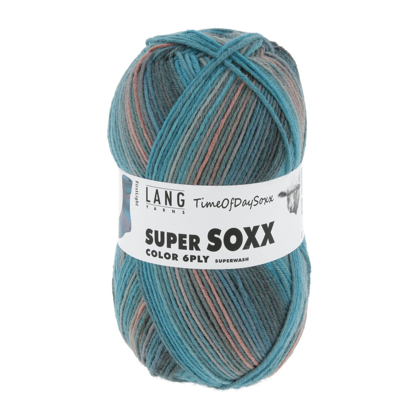 Lang Yarns Super Soxx Color 6 Ply Time of the day Soxx Firstlight (0533)