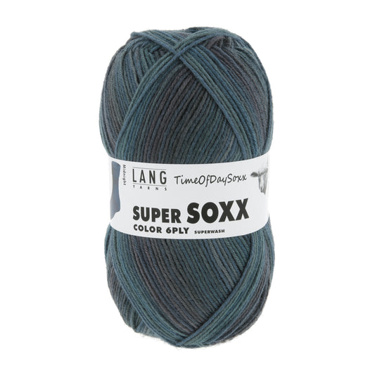 Lang Yarns Super Soxx Color 6 Ply Time of the day Soxx Midnight (0534)