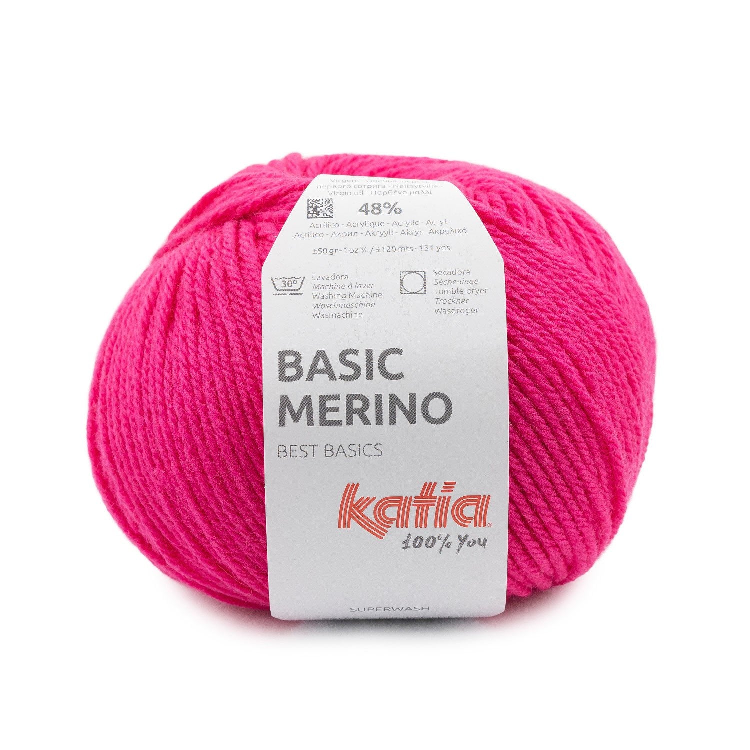 Katia Basic Merino Neon Rose (098)