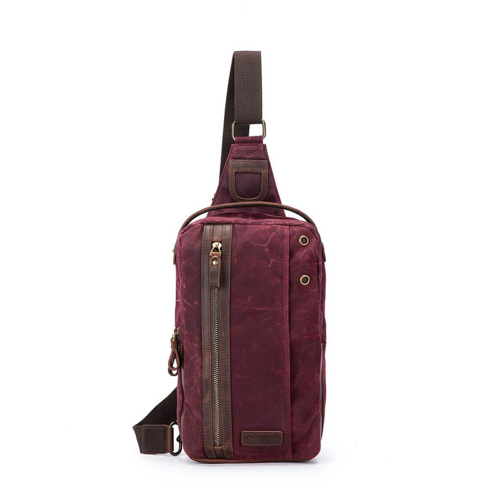 Della Q Mini messenger tas rood