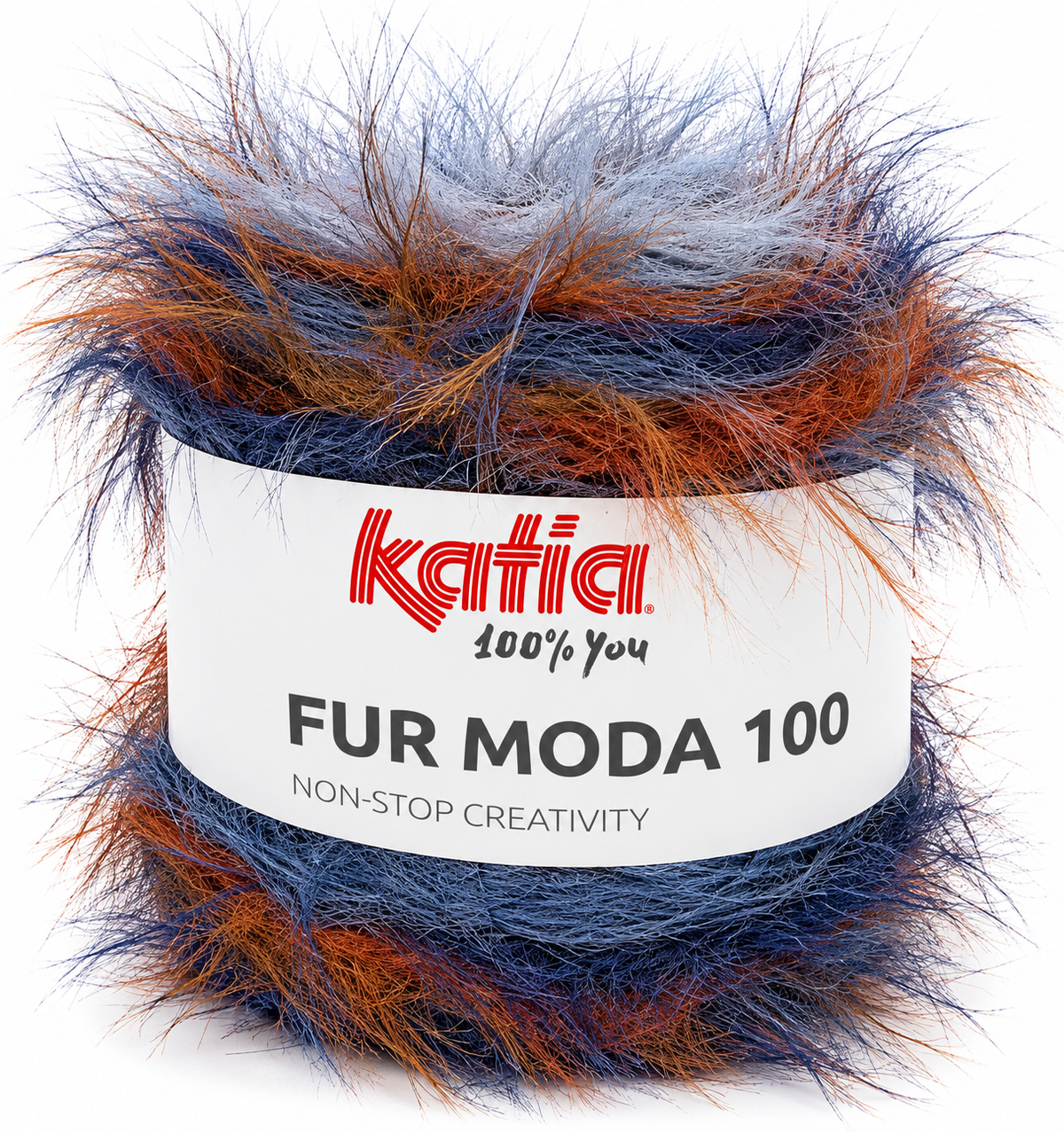 Katia Fur Moda 100 BLUE (308)