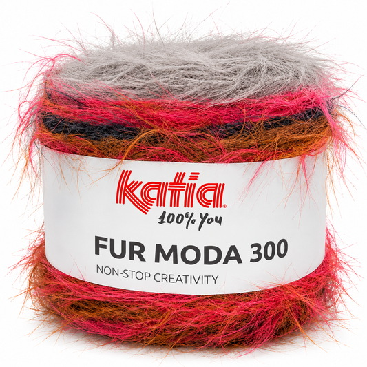 Katia Fur Moda 300 RED (305)